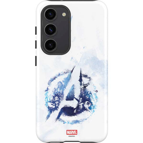 Marvel Avengers Blue Logo Galaxy S23 Pro Case