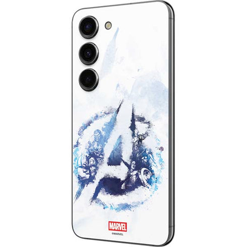 Marvel Avengers Blue Logo Galaxy S23 Skin