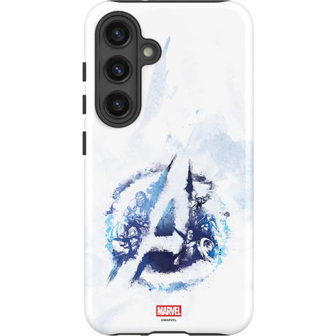 Marvel Avengers Blue Logo Galaxy S24 Plus Impact Case