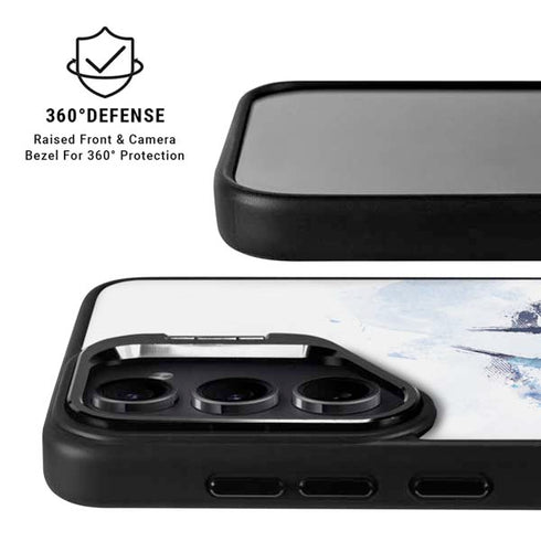 Marvel Avengers Blue Logo Galaxy S25 Kickstand Case