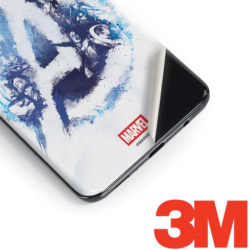 Marvel Avengers Blue Logo Galaxy S9 Skin