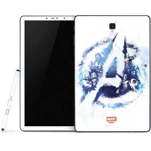 Marvel Avengers Blue Logo Samsung Galaxy Tab Skin