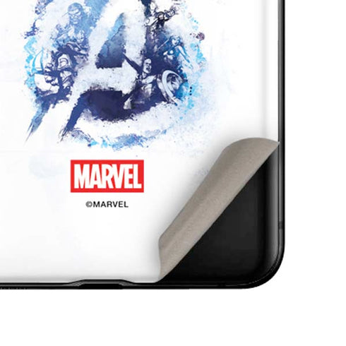 Marvel Avengers Blue Logo Galaxy Z Flip Skin