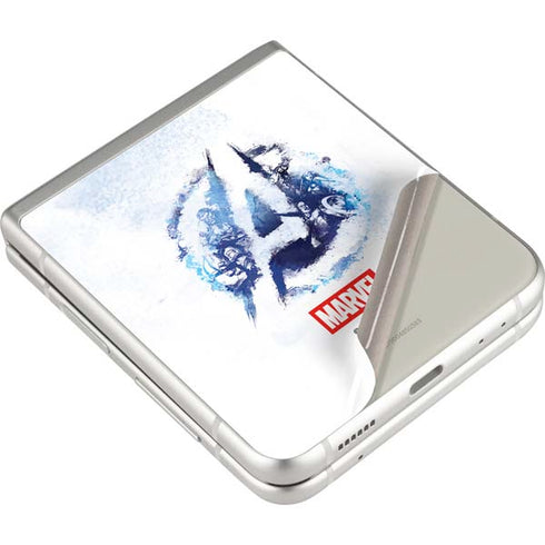 Marvel Avengers Blue Logo Galaxy Z Flip3 5G Skin