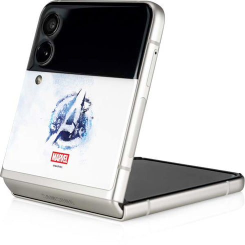 Marvel Avengers Blue Logo Galaxy Z Flip3 5G Skin