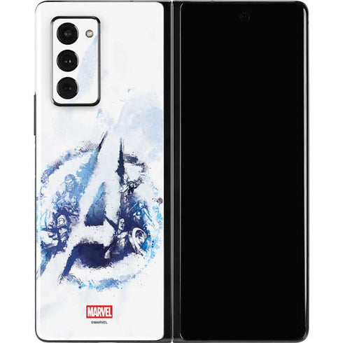 Marvel Avengers Blue Logo Galaxy Z Fold2 5G Skin
