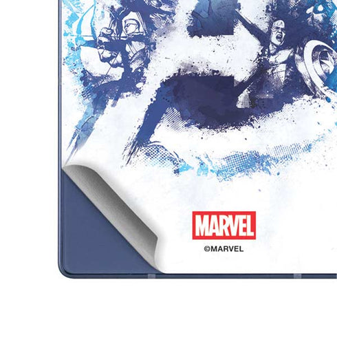 Marvel Avengers Blue Logo Galaxy Z Fold6 Skin