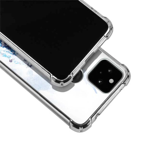 Marvel Avengers Blue Logo Google Pixel 4a 5G Clear Case