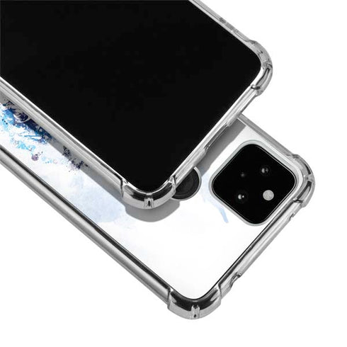 Marvel Avengers Blue Logo Google Pixel 5a 5G Clear Case