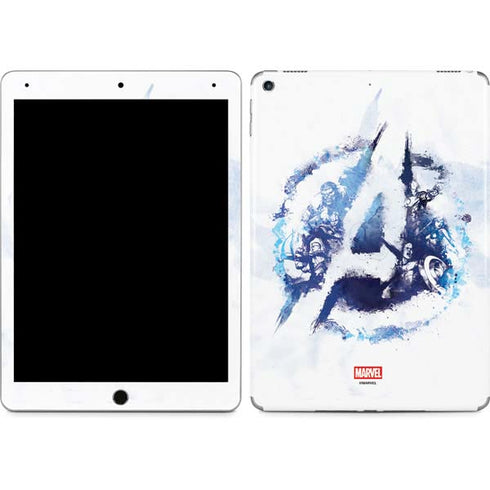 Marvel Avengers Blue Logo iPad Skins