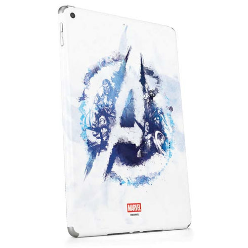 Marvel Avengers Blue Logo Apple iPad Skin
