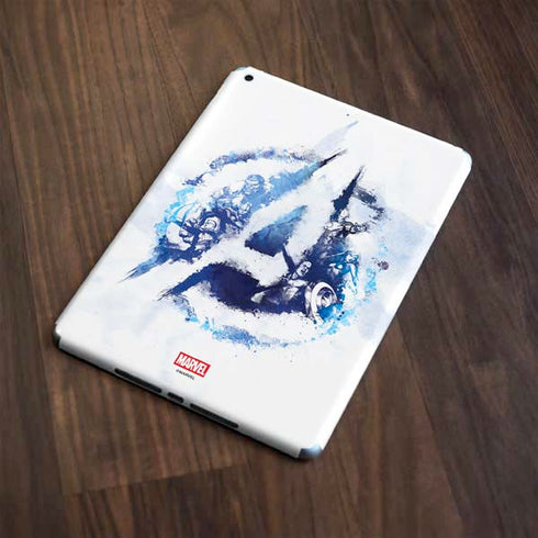 Marvel Avengers Blue Logo Apple iPad Skin