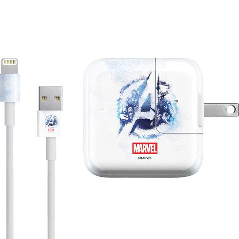 Marvel Avengers Blue Logo iPad Charger (10W USB) Skin