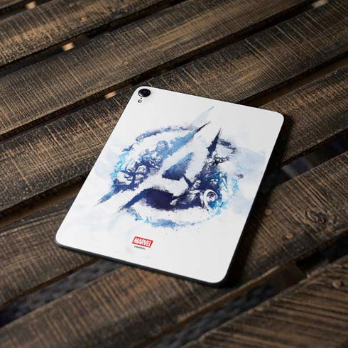 Marvel Avengers Blue Logo Apple iPad Pro Skin