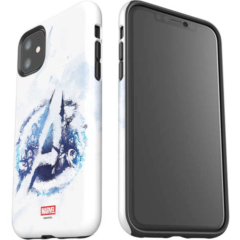 Marvel Avengers Blue Logo iPhone 11 Impact Case