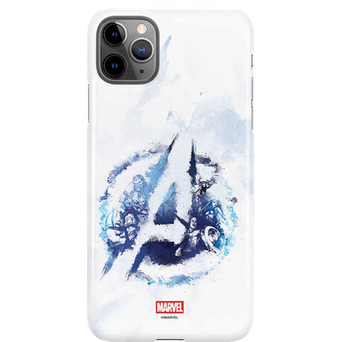 Marvel Avengers Blue Logo iPhone 11 Pro Max Lite Case