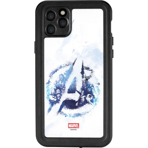 Marvel Avengers Blue Logo iPhone 11 Pro Max Waterproof Case