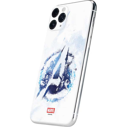 Marvel Avengers Blue Logo iPhone 11 Pro Skin