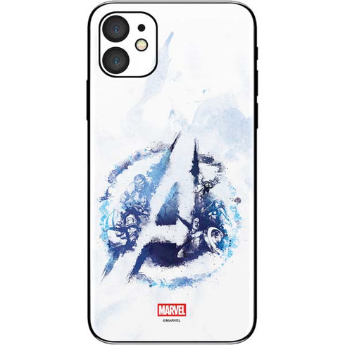 Marvel Avengers Blue Logo iPhone 11 Skin