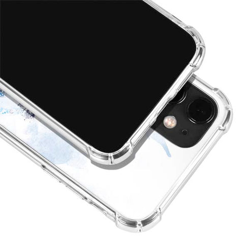 Marvel Avengers Blue Logo iPhone 12 Clear Case