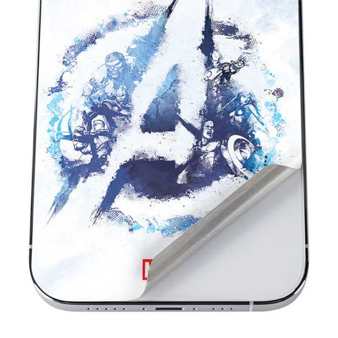 Marvel Avengers Blue Logo iPhone 12 Pro Skin