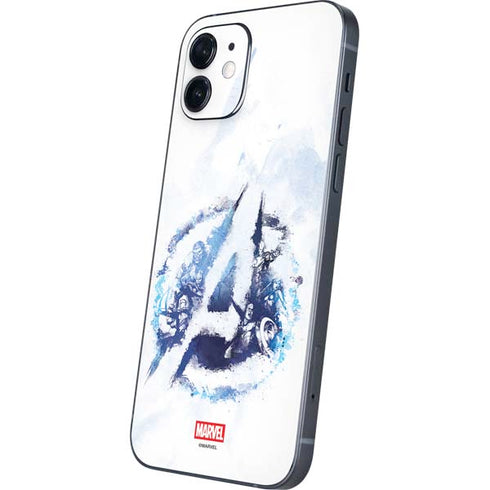 Marvel Avengers Blue Logo iPhone 12 Skin