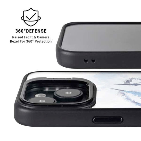 Marvel Avengers Blue Logo iPhone 13 Kickstand Case