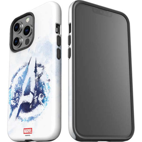Marvel Avengers Blue Logo iPhone 13 Pro Impact Case