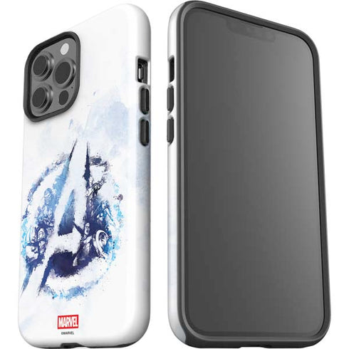 Marvel Avengers Blue Logo iPhone 13 Pro Max Impact Case