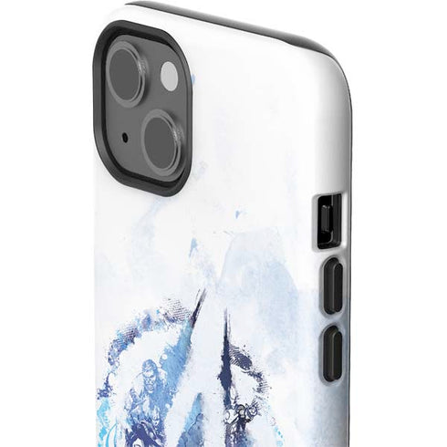Marvel Avengers Blue Logo iPhone 14 Plus Impact Case