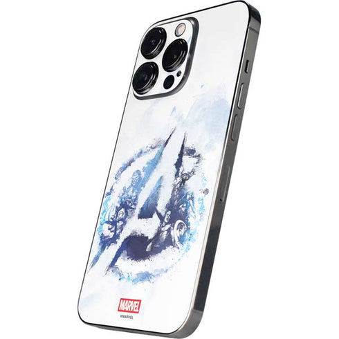 Marvel Avengers Blue Logo iPhone 14 Pro Max Skin