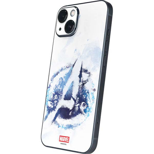 Marvel Avengers Blue Logo iPhone Skins
