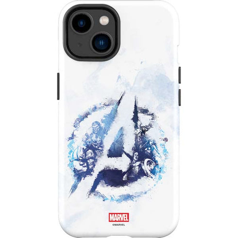 Marvel Avengers Blue Logo iPhone 15 Impact Case