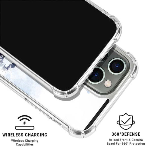 Marvel Avengers Blue Logo iPhone 15 Pro Clear Case