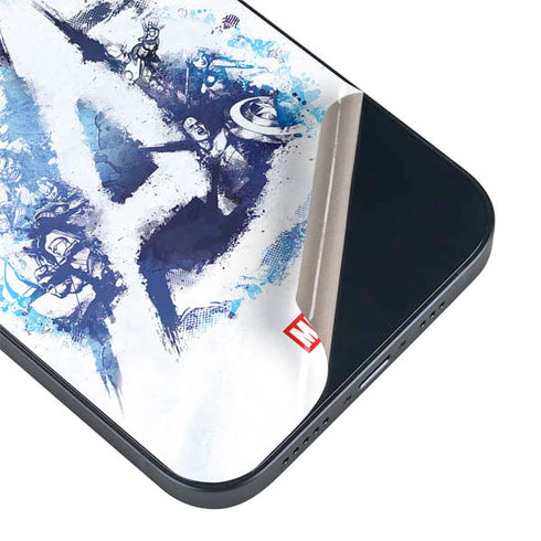 Marvel Avengers Blue Logo iPhone 15 Skin
