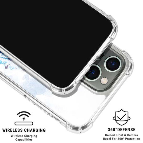 Marvel Avengers Blue Logo iPhone 16 Pro Max Clear Case
