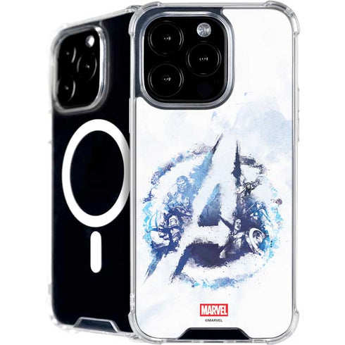 Marvel Avengers Blue Logo iPhone 16 Pro Max MagSafe Case