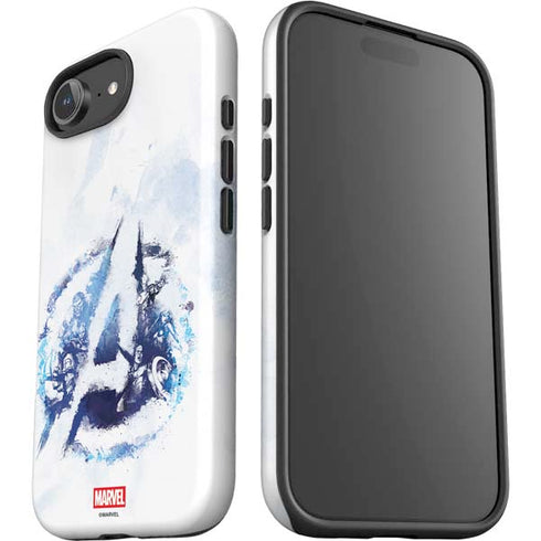 Marvel Avengers Blue Logo iPhone 16e Impact Case