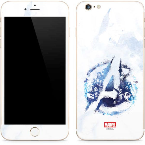 Marvel Avengers Blue Logo iPhone 6/6s Plus Skin