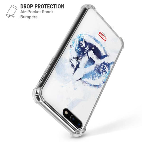 Marvel Avengers Blue Logo iPhone 7/8 Plus Clear Case