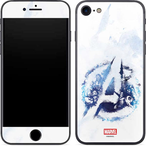 Marvel Avengers Blue Logo iPhone 7 Skin