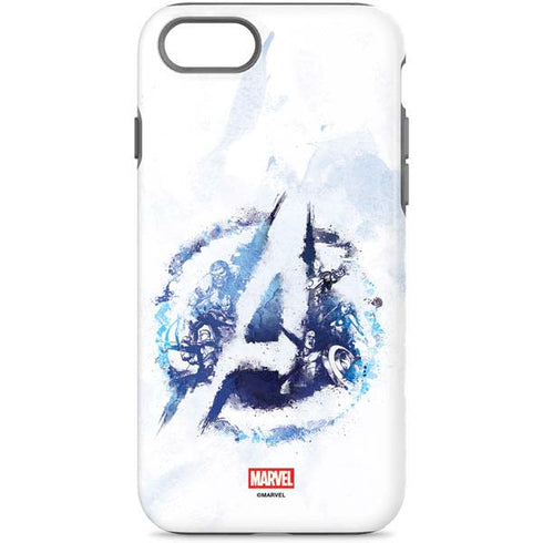 Marvel Avengers Blue Logo iPhone 8 Pro Case