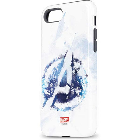 Marvel Avengers Blue Logo iPhone 8 Pro Case