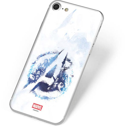 Marvel Avengers Blue Logo iPhone 8 Skin