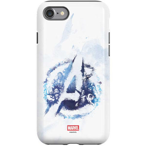 Marvel Avengers Blue Logo iPhone SE (2nd & 3rd Gen) Pro Case