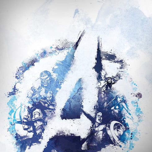 Marvel Avengers Blue Logo iPhone X Skin