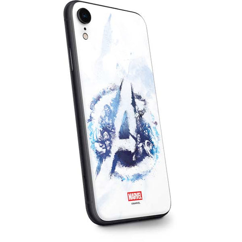 Marvel Avengers Blue Logo iPhone XR Skin