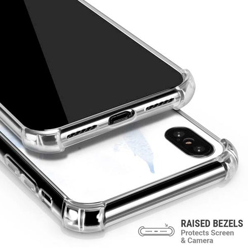 Marvel Avengers Blue Logo iPhone XS Max Clear Case