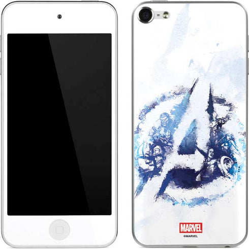 Marvel Avengers Blue Logo Apple iPod Skin