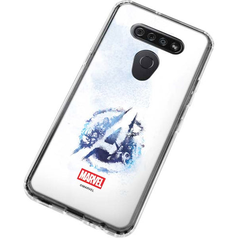 Marvel Avengers Blue Logo LG K51/Q51 Clear Case